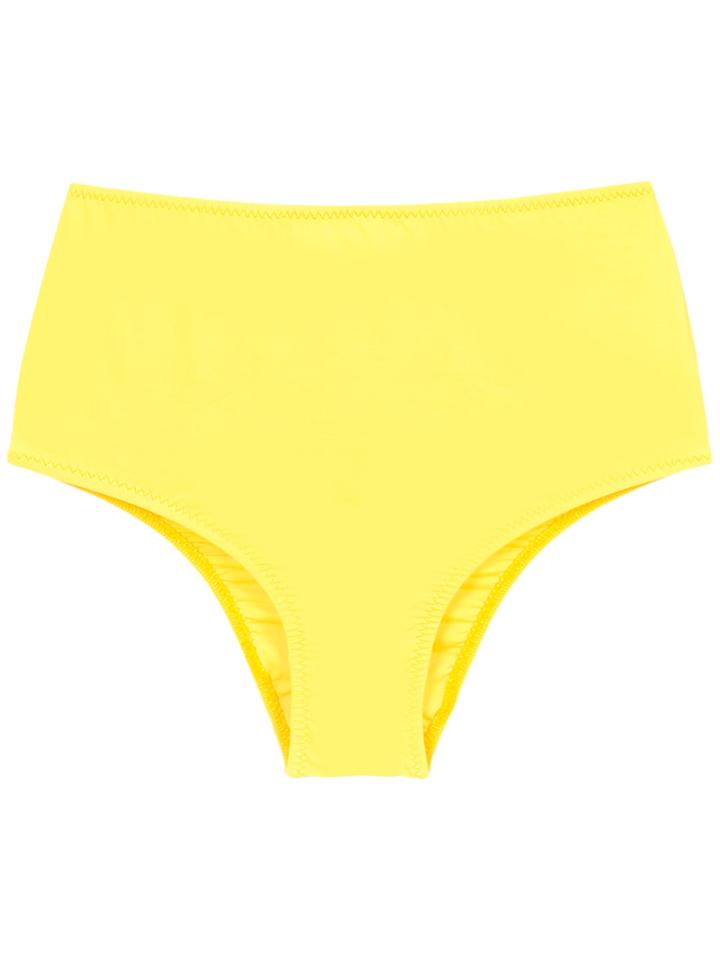 Cecilia Prado Rosana High Waisted Bikini Bottoms - Yellow & Orange