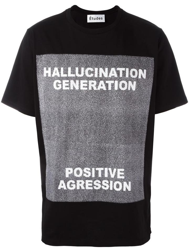 Études 'hallucination Generation' T-shirt, Men's, Size: Medium, Black, Cotton