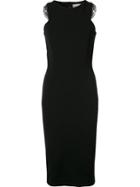 Victoria Beckham Lace Insert Fitted Dress