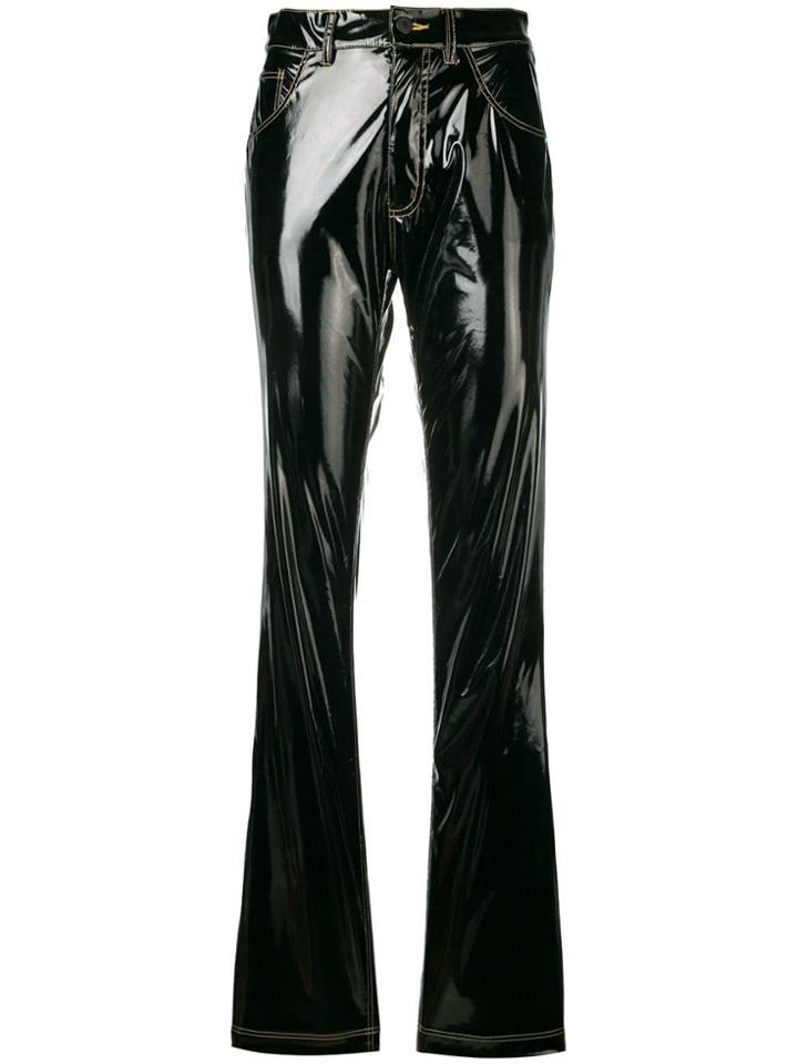 Ottolinger Shiny High Waisted Trousers - Black