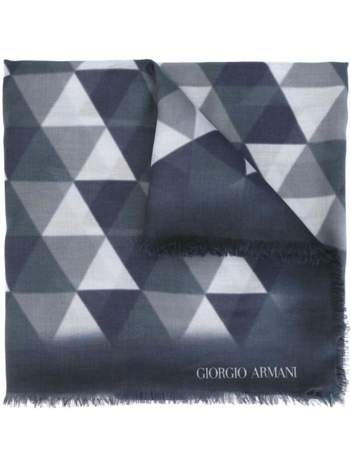 Giorgio Armani Geometric Print Scarf