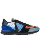Valentino Rockrunner Camouflage Sneakers - Blue