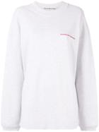 Alexander Wang Chynatown Longsleeve Tee - Grey