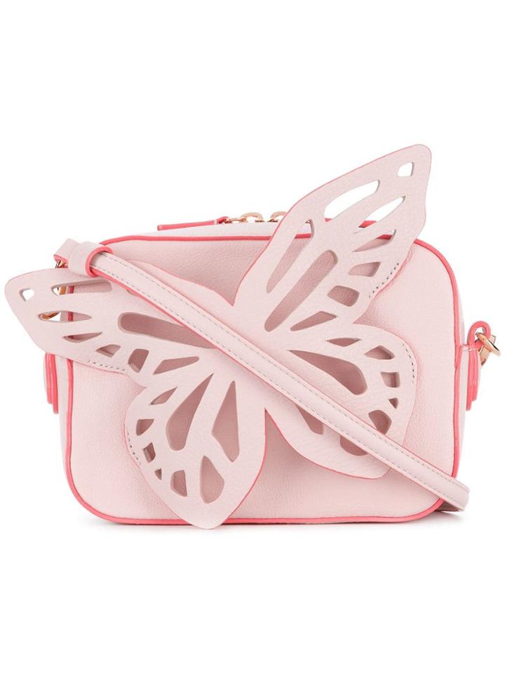 Sophia Webster Flossy Butterfly Camera Bag - Pink & Purple