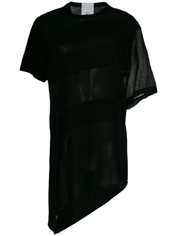Lost & Found Rooms Asymmetric T-shirt - Black