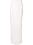 Gianfranco Ferre Vintage 1990's Embroidered Maxi Skirt - Neutrals