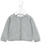 Tartine Et Chocolat - Classic Cardigan - Kids - Cotton/polyamide/polyester/metallized Polyester - 9 Mth, Infant Girl's, Grey