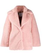 Ainea Oversized Faux-fur Jacket - Pink