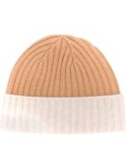 N.peal Ribbed Knit Hat - Neutrals