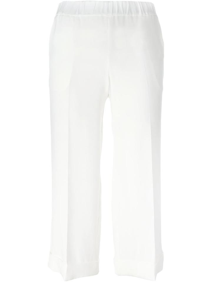P.a.r.o.s.h. Cropped Straight Leg Trousers