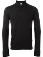 Aspesi Longlsleeved Polo Shirt, Men's, Size: Large, Black, Cotton