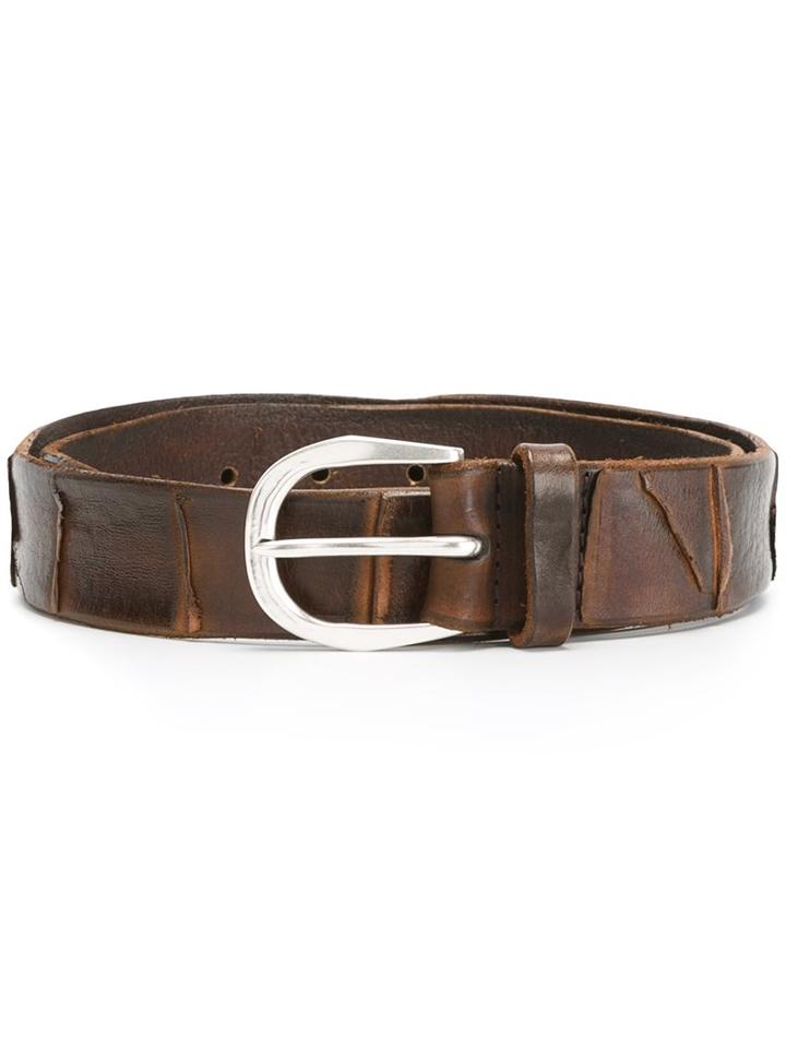 Orciani Textured Buckle Belt