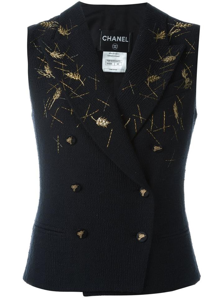 Chanel Vintage Double Breasted Waistcoat