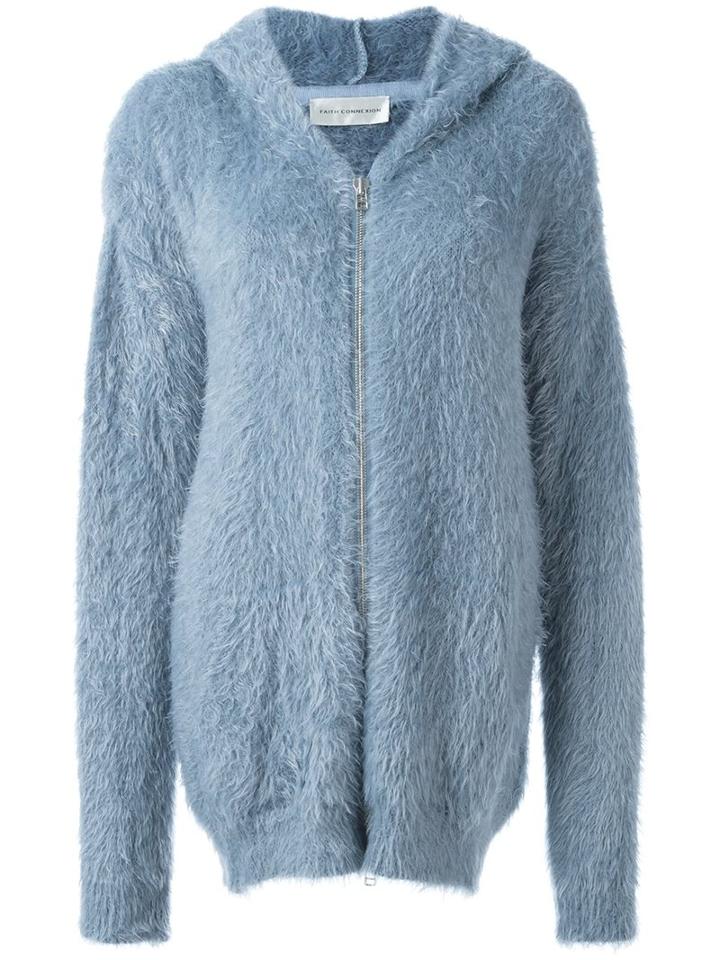 Faith Connexion Faux Fur Zipped Coat