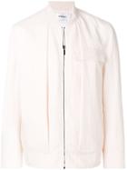 Chalayan Fold Detail Oversized Bomber Jacket - Pink
