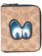 Coach Coach X Disney Small Signature Wallet - Brown