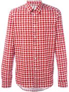 Ps By Paul Smith Rose Print Shirt, Men's, Size: Medium, Grey, Cotton