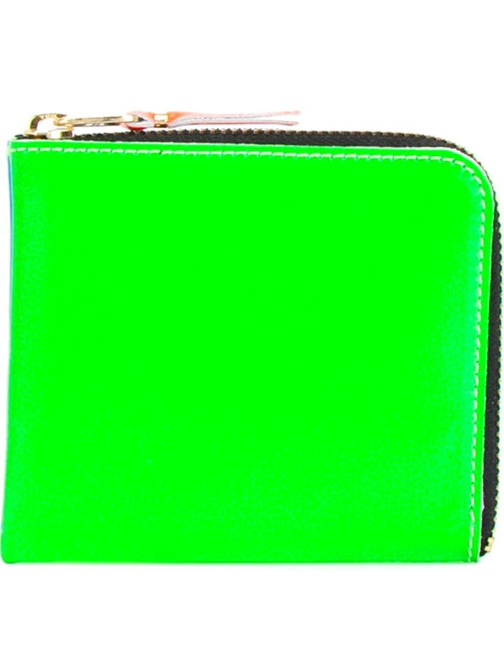 Comme Des Garçons Wallet 'super Fluo' Cardholder - Blue