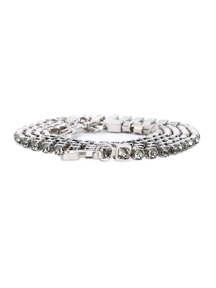 Saint Laurent Monogram Chain Belt - Blue