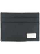 Corneliani Logo Plaque Cardholder - Black