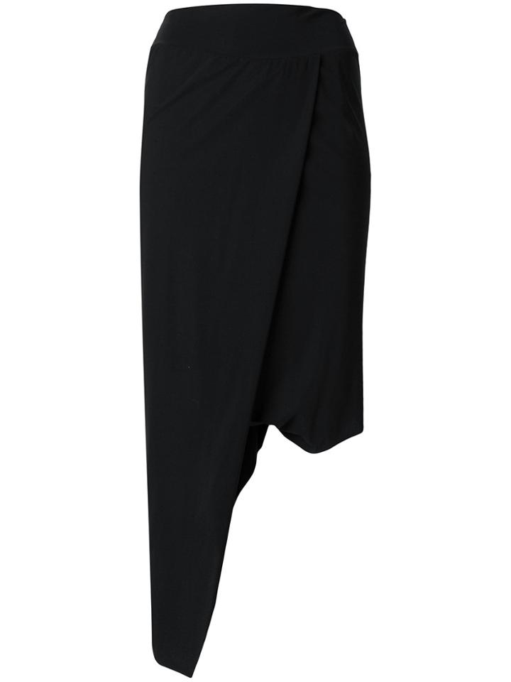 Lost & Found Ria Dunn Asymmetric Fitted Skirt - Black
