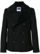Les Hommes Urban Double Breasted Jacket - Black