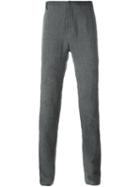 Label Under Construction Straight Leg Trousers, Men's, Size: 52, Grey, Linen/flax