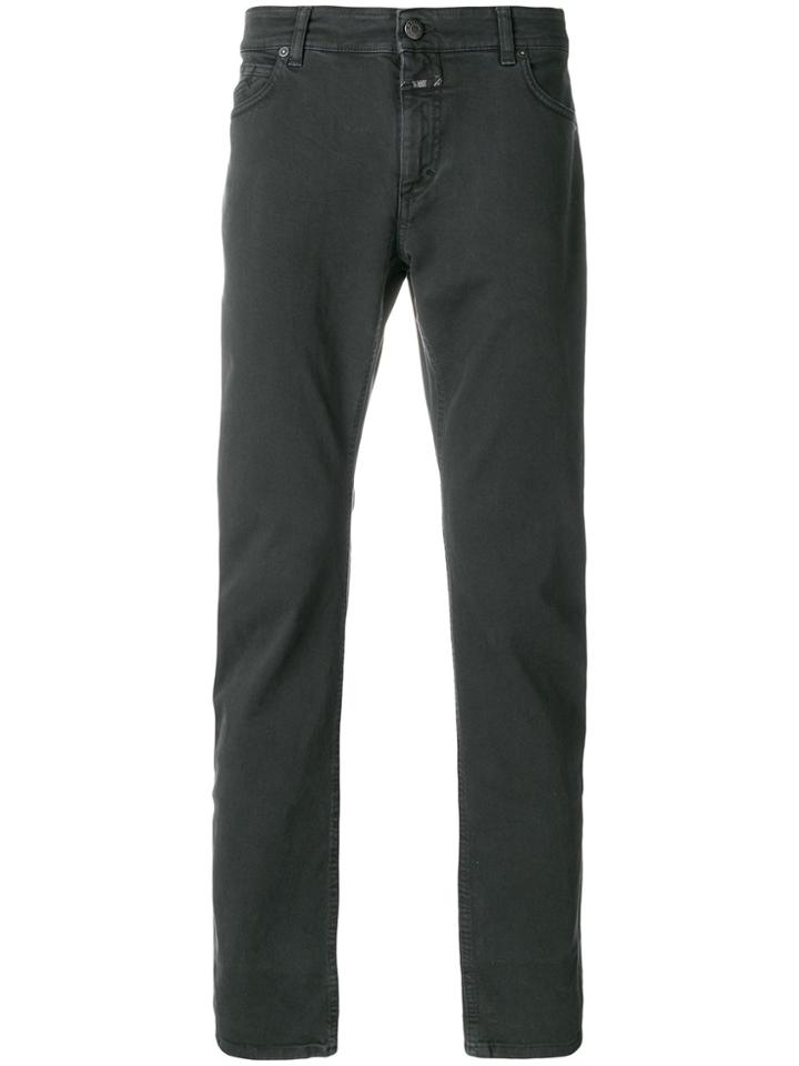Closed Tailored Fitted Trousers - Grey