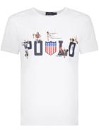 Polo Ralph Lauren Athletic Logo Print T-shirt - White