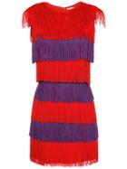 Nk Fringed Dress - Red