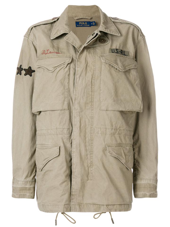 Polo Ralph Lauren Military-inspired Coat - Nude & Neutrals