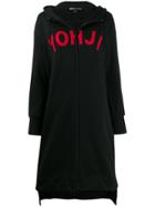 Y-3 Long Zipped Hoodie - Black