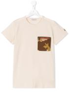 Moncler Kids Camouflage Pocket T-shirt, Boy's, Size: 14 Yrs, White