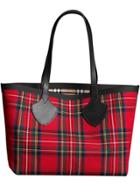 Burberry The Medium Giant Reversible Tote In Vintage Check - Red