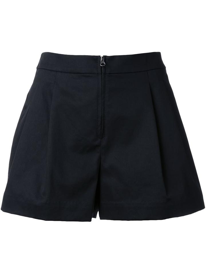 3.1 Phillip Lim Bloomer Shorts, Women's, Size: 6, Black, Cotton/polyurethane