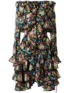 Dsquared2 Floral Ruffled Dress - Multicolour