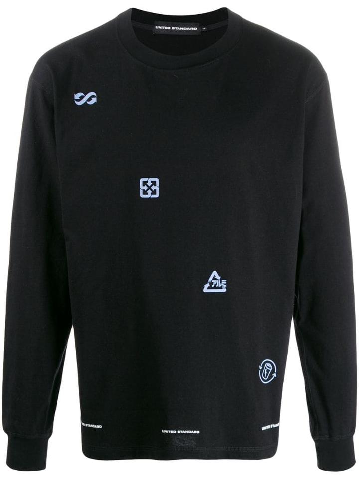 United Standard Virgil Logo T-shirt - Black