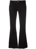The Seafarer Cropped Bootcut Jeans, Women's, Size: 29, Black, Cotton/spandex/elastane