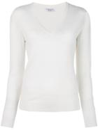 Brunello Cucinelli Long-sleeve Fitted Top - White
