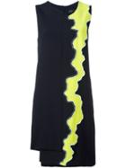 Versace Asymmetric 'runway' Dress, Women's, Size: 40, Blue, Acetate/viscose/silk/silk