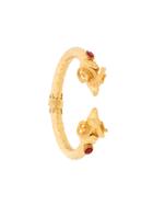 Elena Makri Adjustable Sheep Cuff Bracelet - Metallic