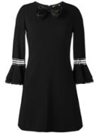 Saint Laurent Babydoll Bow Mini Dress