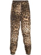 Local Authority Leopard Print Track Pants - Neutrals