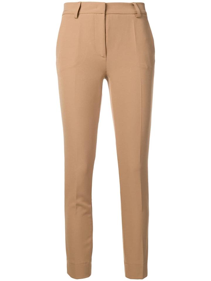 Blanca Skinny Trousers - Brown