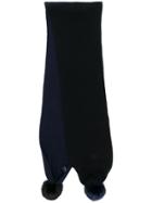 Ps By Paul Smith Pom-pom Knitted Scarf - Blue