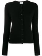 Allude Button-up Cardigan - Black