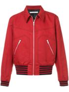 Givenchy Garbadine Zipped Blousond Jacket - Red