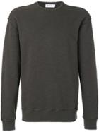 Maison Kitsuné Sports Buttoned Sweatshirt - Black