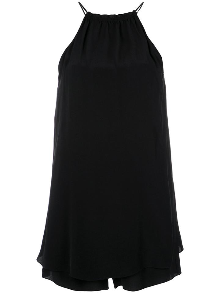 Nk Silk Romper - Black