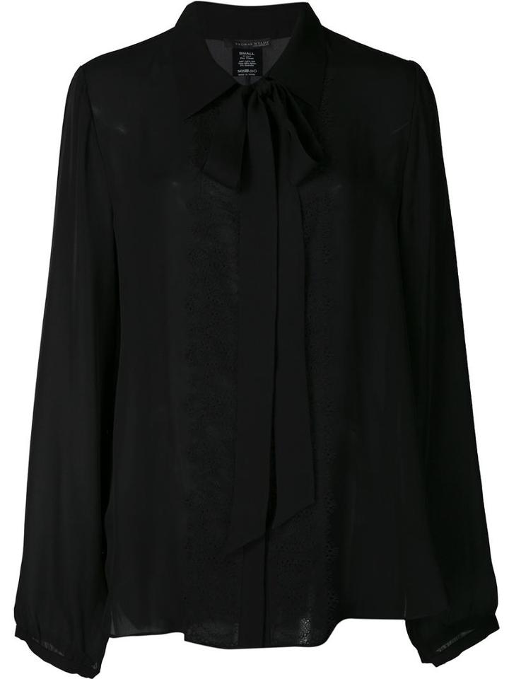 Thomas Wylde 'endemic' Blouse, Women's, Size: Small, Black, Silk